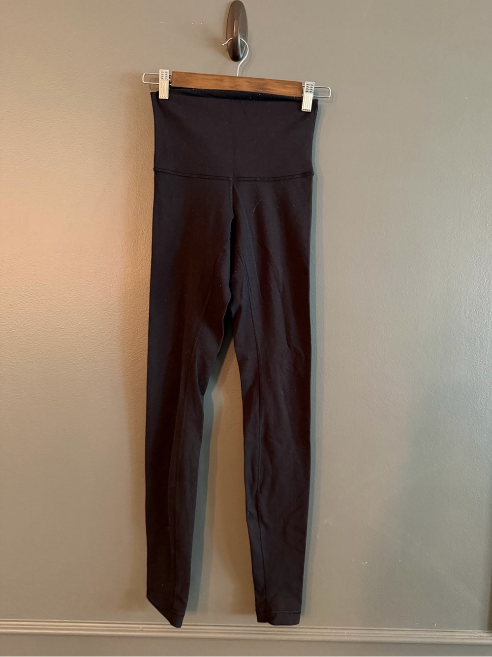 lululemon athletica Thick Black High-Waist Leggings
